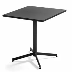 Shop RETIF Table Carr E Bistro Inclinable Palavas Anthracite Acier 70X70 Cm