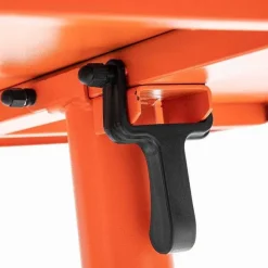 Outlet RETIF Table Carr E Bistro Inclinable Palavas Orange Acier 70X70 Cm