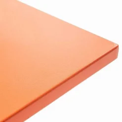 Outlet RETIF Table Carr E Bistro Inclinable Palavas Orange Acier 70X70 Cm