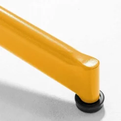 Clearance RETIF Table Carr E Bistro Inclinable Palavas Jaune Acier 70X70 Cm