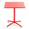 Online RETIF Table Carr E Bistro Inclinable Palavas Rouge Acier 70X70 Cm