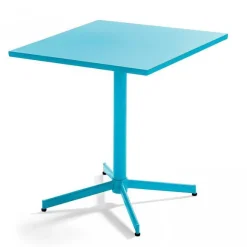 Online RETIF Table Carr E Bistro Inclinable Palavas Bleu Acier 70X70 Cm