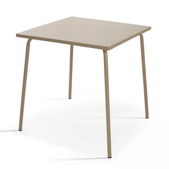 Hot RETIF Table Carr E Bistro Taupe Palavas 70X70 Cm