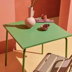Shop RETIF Table Carr E Bistro Vert Cactus Palavas 70X70 Cm
