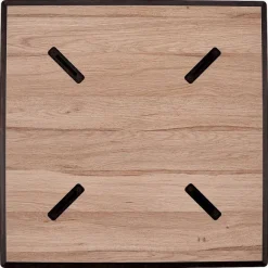 Online RETIF Table Carr (60X60Cm) Inclinable Chene Clair