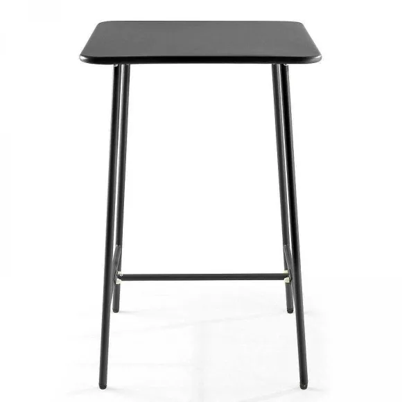 Hot RETIF Table De Bar Anthracite Acier Palavas 70X70X105 Cm