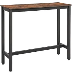 Clearance RETIF Table De Bar Table Haute Fine Table De Cuisine 120X40X100Cm Table De Sall