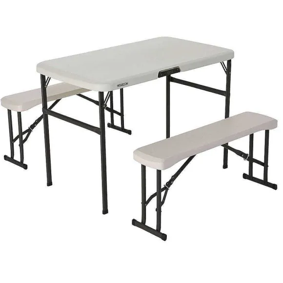 Flash Sale RETIF Table De Camping + 2 Bancs /4 Pers.- Lifetime