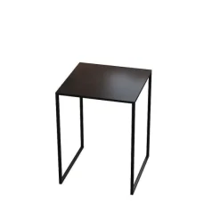 Outlet RETIF Table De Pr Sentation, 36X36Xh48 Cm, M Tal Noir