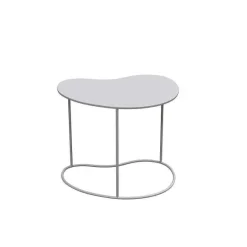 Outlet RETIF Table De Pr Sentation, 50X34Xh42 Cm, M Tal Blanc
