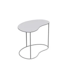 Outlet RETIF Table De Pr Sentation, 50X34Xh42 Cm, M Tal Blanc