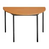 Outlet RETIF Table De R Union Modulaire Forme 1/2 Ronde 120X60 Cm Merisier/Noir