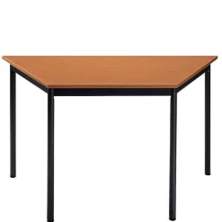 Cheap RETIF Table De R Union Modulaire Forme Trap Ze 120X60 Cm Merisier/Noir