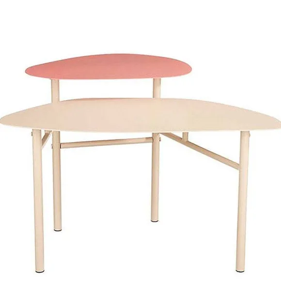Cheap RETIF Table De Service 2 Niveaux Rose Pastel L68Xp44Xh45,5Cm