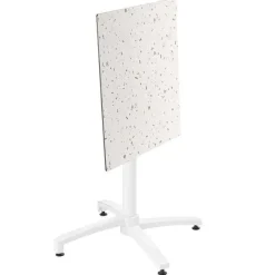 Fashion RETIF Table De Terrasse 60X60Cm Inclinable Stratifi Terrazzo Mouchet