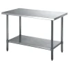 New RETIF Table De Travail 2 Niveaux 90X60X90Cm Inox