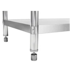 Shop RETIF Table De Travail Inox Avec Dosseret 120X70Cm Capacit De 143 Kg