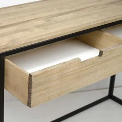 Cheap RETIF Table D'Entree Console Avec Tiroir Icub 40X100X82 Cm. Noir.