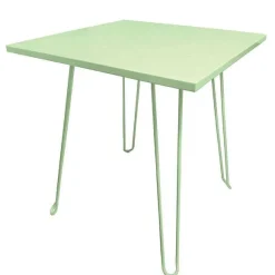 Online RETIF Table D'Ext Rieur Carr E Biscarosse 70X70Cm En Aluminium Vert D'Eau