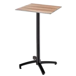 Flash Sale RETIF Table Haute De Terrasse 60X60Cm Inclinable Stratifi Ch Ne Fonc