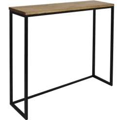 Cheap RETIF Table Haute Mange Debout Icub - Industriel Vintage 120 X 30 X 110 Cm. Noir