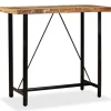 Online RETIF Table Haute Mange Debout Bar Bistrot Bois Massif De R Cup Ration 120Cm