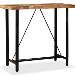 Online RETIF Table Haute Mange Debout Bar Bistrot Bois Massif De R Cup Ration 120Cm
