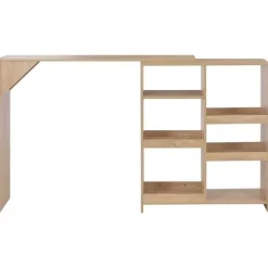 Shop RETIF Table Haute Mange Debout Bar Bistrot Avec Tablette Amovible Ch Ne Beige 138 C