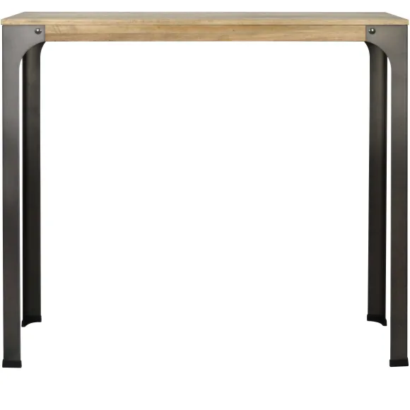 Cheap RETIF Table Mange Debout Bristol - Industriel Vintage Bois Et M Tal Bristol 110X39 Cm
