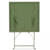 New RETIF Table Pliante Acier Vert Cactus 60X60X71Cm