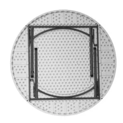 Hot RETIF Table Pliante De R Ception Hdpe Ronde Nimes Blanche