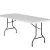 Cheap RETIF Table Pliante De R Ception Hdpe Rectangulaire Nimes Blanche
