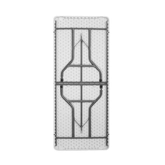 Cheap RETIF Table Pliante De R Ception Hdpe Rectangulaire Nimes Blanche