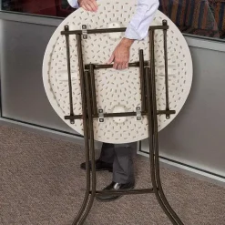 Flash Sale RETIF Table Pliante Mange-Debout - Lifetime -Diam Tre 84 Cm