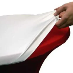 Cheap RETIF Table Pliante Mange-Debout Avec Nappe Blanche- Lifetime -Diam. 84 Cm