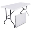 Best Sale RETIF Table Pliante Rect Blanche 180X75X74 Cm- Par 10