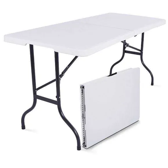 Best Sale RETIF Table Pliante Rect Blanche 180X75X74 Cm- Par 10