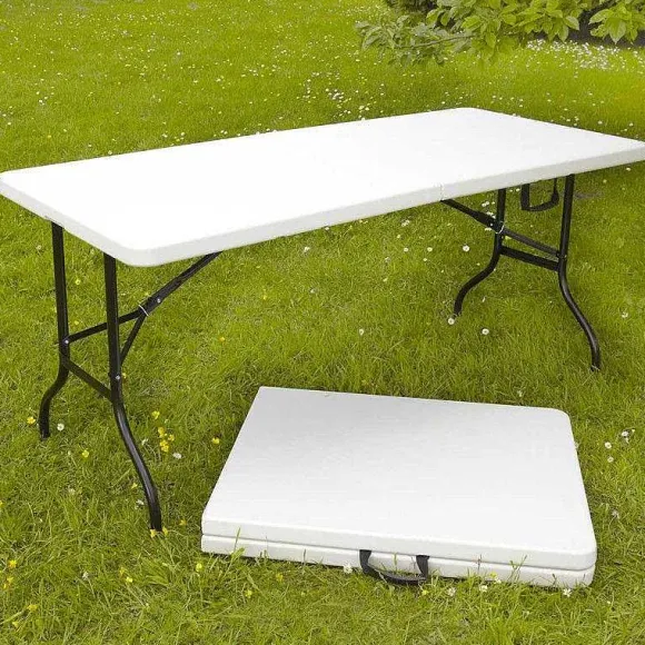 Best Sale RETIF Table Pliante Rect Blanche 180X75X74 Cm- Par 10
