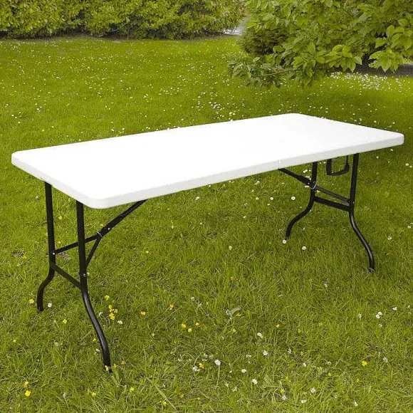 Best Sale RETIF Table Pliante Rect Blanche 180X75X74 Cm- Par 10