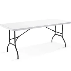 Cheap RETIF Table Pliante Rect. Monobloc Hdpe Blanc Rekkem