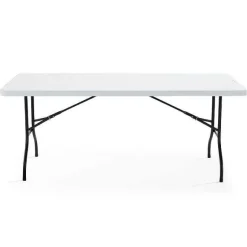 Cheap RETIF Table Pliante Rect. Monobloc Hdpe Blanc Rekkem
