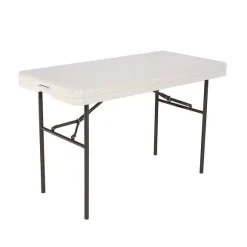 Cheap RETIF Table Pliante Rectangulaire Beige Gamme 'Nesting'