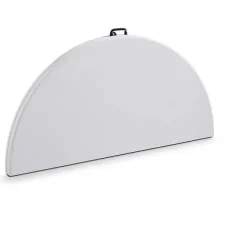 Clearance RETIF Table Pliante Ronde Hdpe Blanc Rekkem