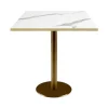 New RETIF Table 70X70Cm Style Bistrot Mod Le Rome Dor Fonc