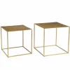 Online RETIF Tables Set 2 Las Vegas M Tal Gold 51 Et 56Cm