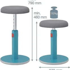 Cheap RETIF Tabouret Assis-Debout Ergo Cosy Aktiv Bleu