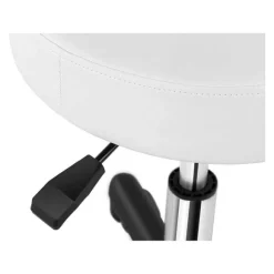 Hot RETIF Tabouret Chaise Si Ge De Bureau Roulette Blanc