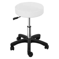 Hot RETIF Tabouret Chaise Si Ge De Bureau Roulette Blanc