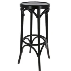 Discount RETIF Tabouret De Bar D'Int Rieur En Bois New Orleans Coloris Noir