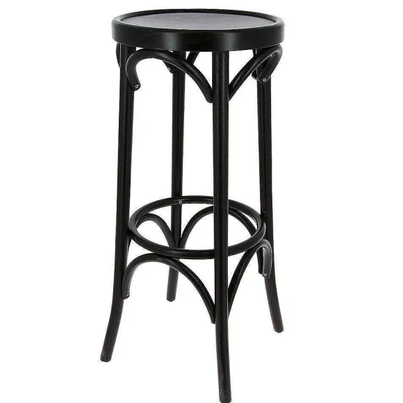 Discount RETIF Tabouret De Bar D'Int Rieur En Bois New Orleans Coloris Noir